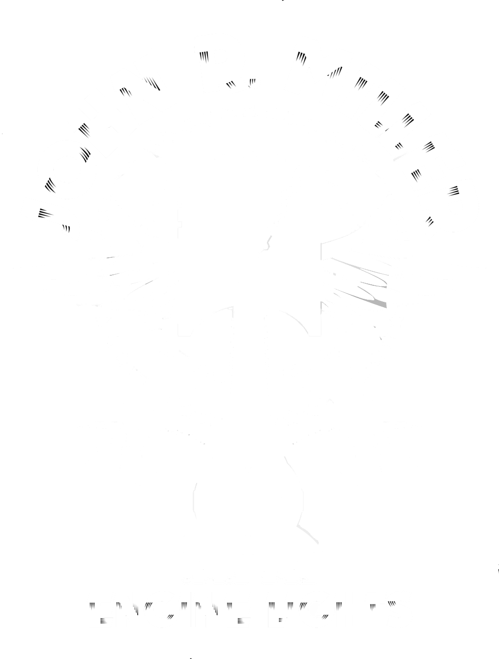 John R Miller Piston Design White On Black (1000x1319), Png Download