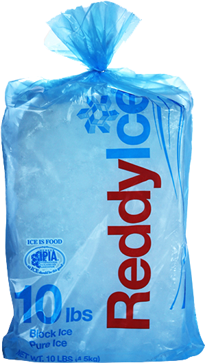 Block Ice - Reddy Ice (501x546), Png Download