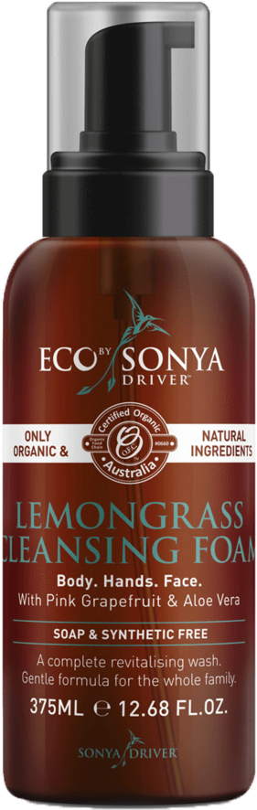 Eco By Sonya Lemongrass Cleansing Foam - Eco Tan Eco By Sonya Lemongrass Cleansing Foam (900x900), Png Download