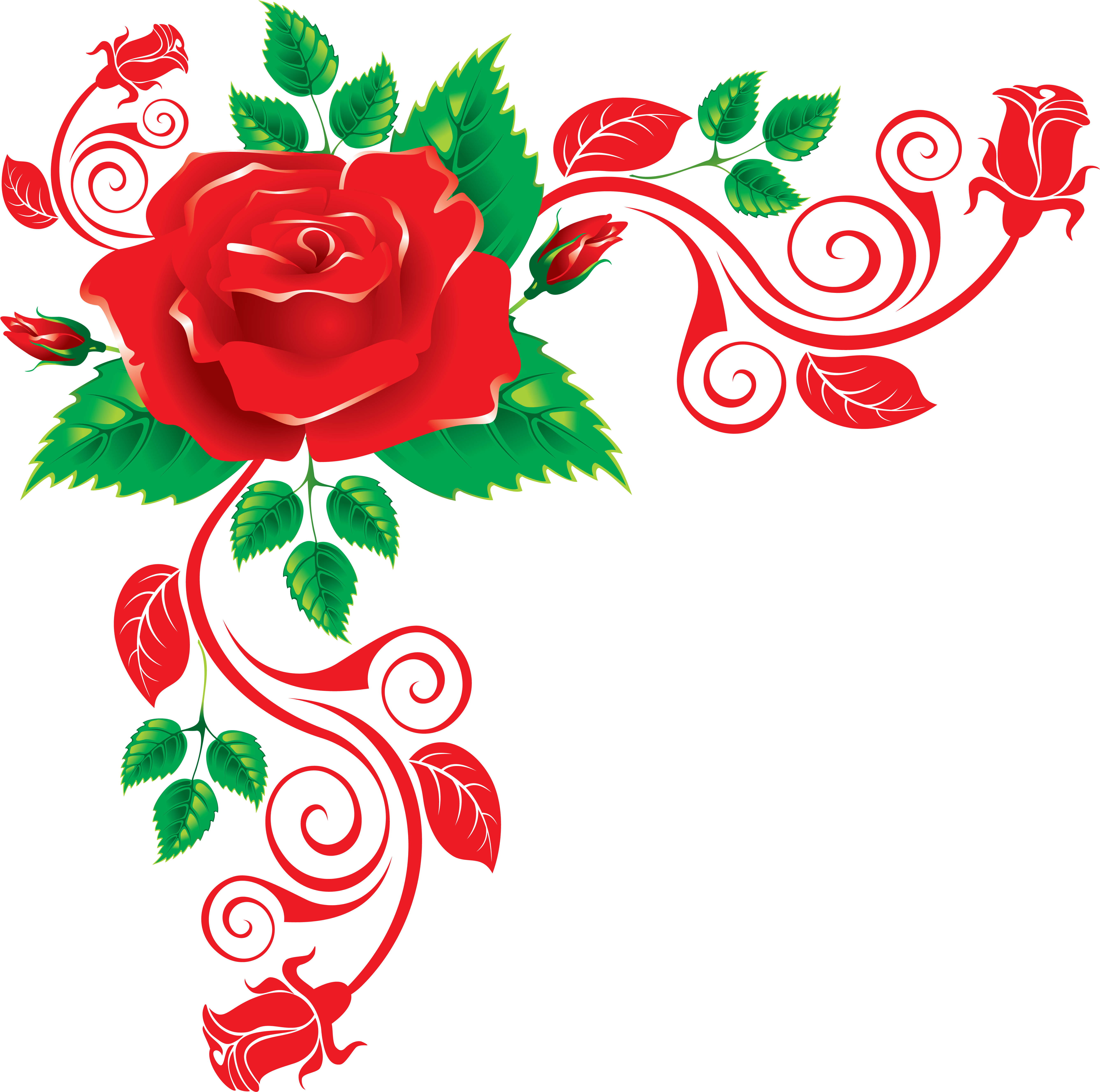 0 12faa7 490dd2c9 Orig - Rose Vector (5356x5318), Png Download