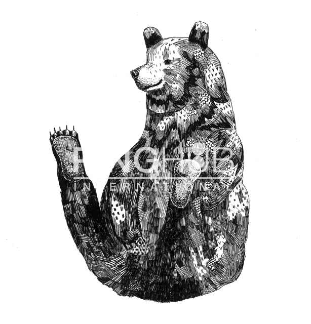 Grizzly Bear (640x640), Png Download