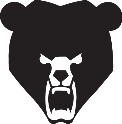 Black Bear Logo - Bear (402x407), Png Download