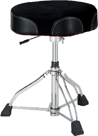 Tama 1st Chair Ergo-rider Drum Throne Hydraulix With - Tama Ergo-rider Hydraulix Cloth Top - Black (460x460), Png Download