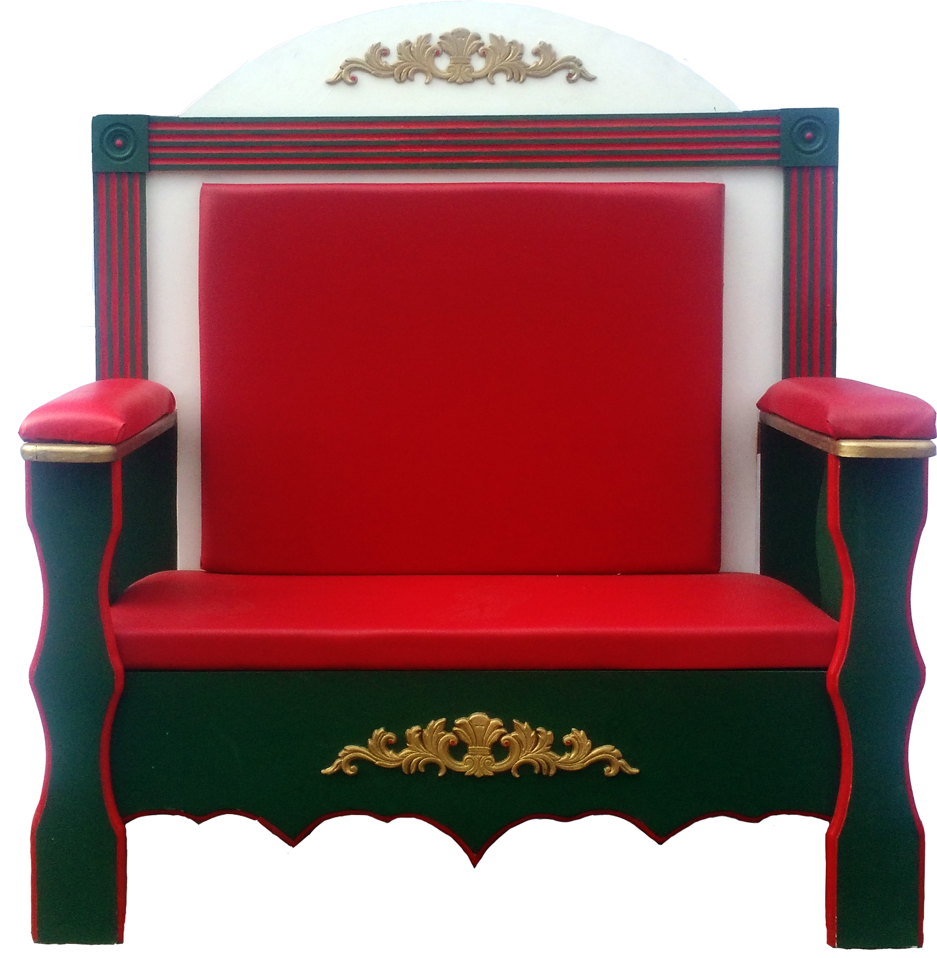 Santa Claus Chair - Santa Claus Chair Png (1939x2013), Png Download