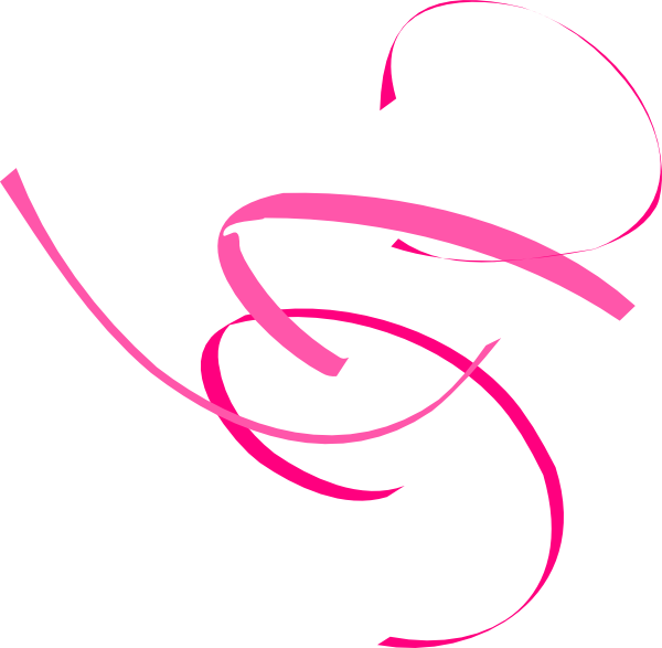 Pink Abstract Lines Png Download Image - Pink Ribbon Swirl Png (600x587), Png Download