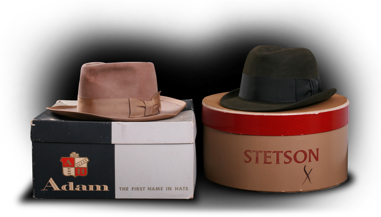 Home Logo Zonder Tekst V2 - Vintage Adam Hat Box, Hats, Hat, Vg (1250x718), Png Download