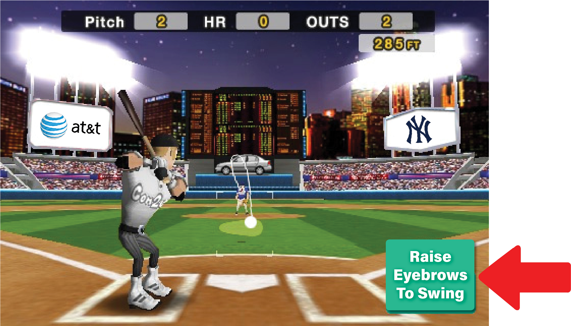 Retro Baseball Cards - Baseball Field (2486x1479), Png Download