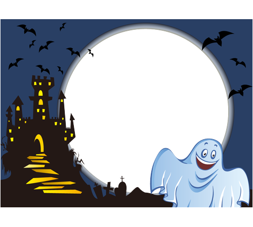 Free Pictures Clipart - Cornici Di Halloween (500x450), Png Download