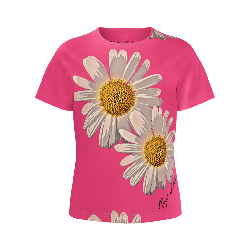 Summer Flowers - Girl's Tee - Marguerite Daisy (1024x1024), Png Download