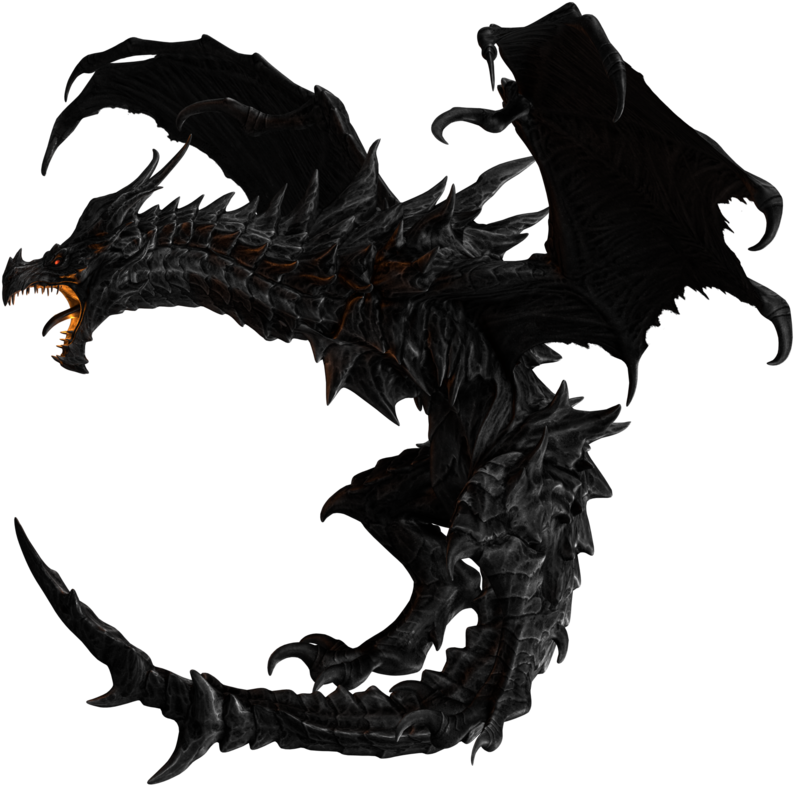 Képtalálat A Következőre - Skyrim Alduin Png (894x894), Png Download