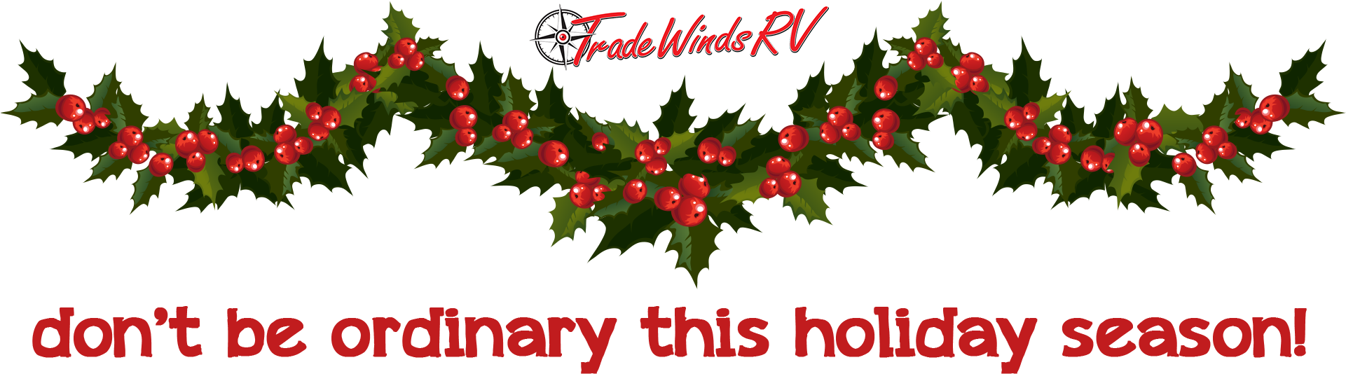 Christmas Garlands (1920x552), Png Download