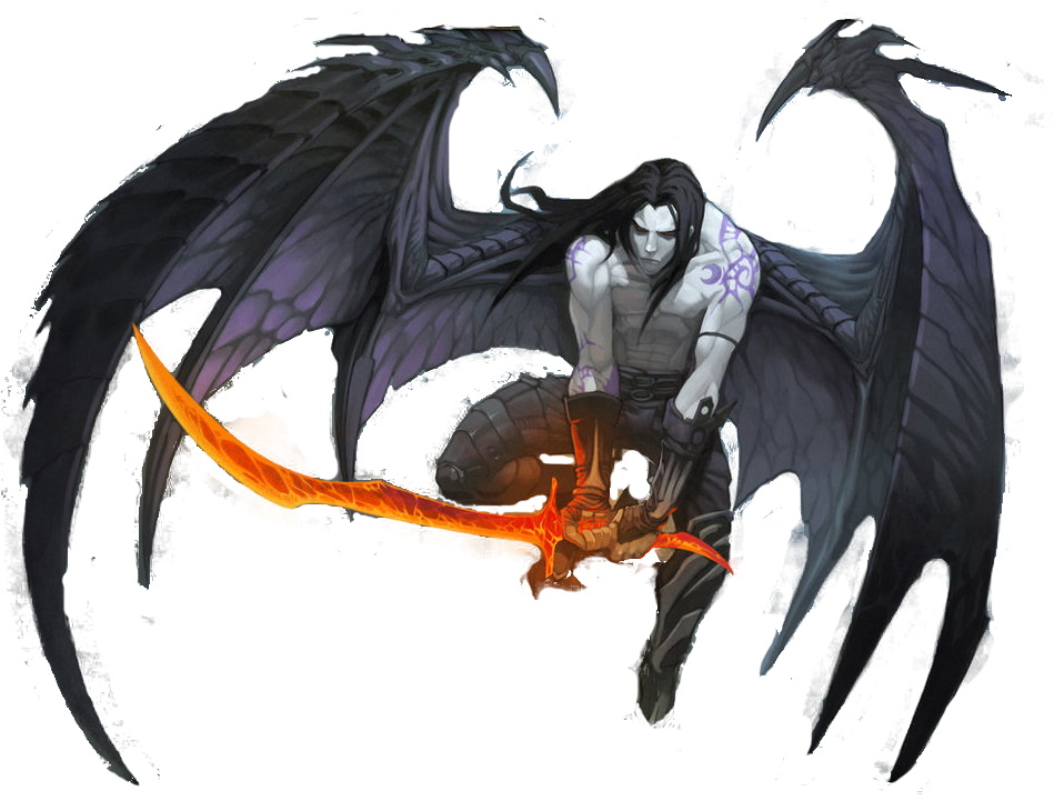 Image Ardentis Demon Human Form Png Thebakuganhangout - Human With Demon Wings (993x804), Png Download