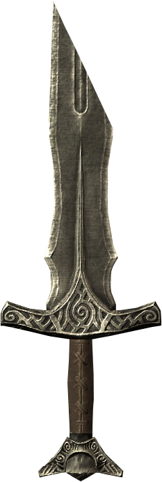 , - Sword Broken (233x693), Png Download