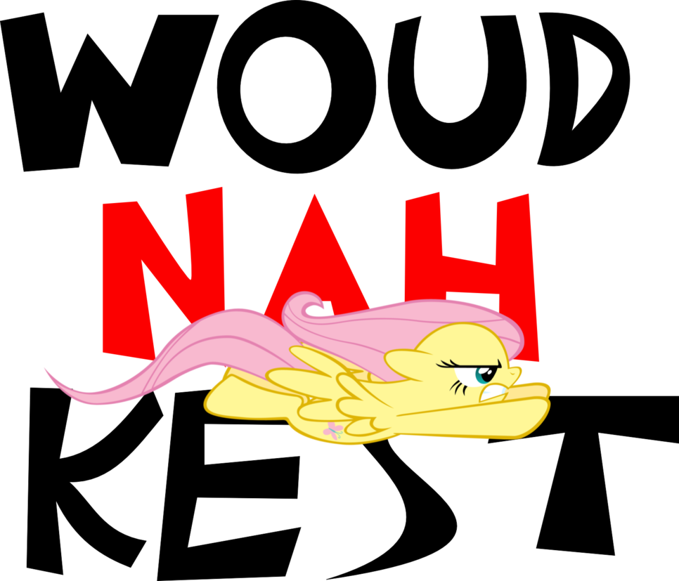 Shadownevener, Crossover, Dovahshy, Dragon Shout, Fluttershy, (966x827), Png Download