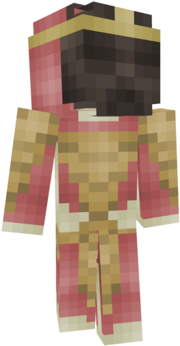 Gjqaapng - Minecraft Skyrim Dragon Priest Skin (640x640), Png Download