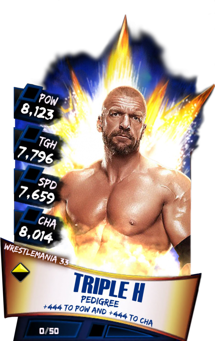 Tripleh S3 14 Wrestlemania33 - Wwe Supercard Wrestlemania 33 Carmella (733x1158), Png Download