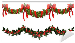 Christmas Garlands (400x400), Png Download