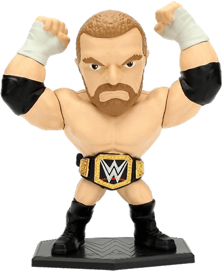 Jada Toys Wwe Metals 6 Inch Action Figure - Triple (600x600), Png Download