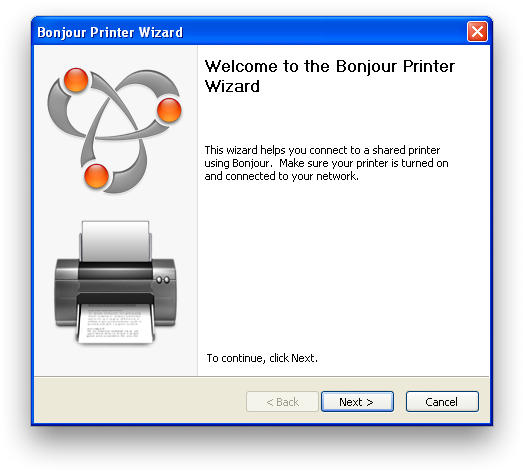 Print To An Airport Base Station From Windows Xp - Bonjour For Windows (542x490), Png Download