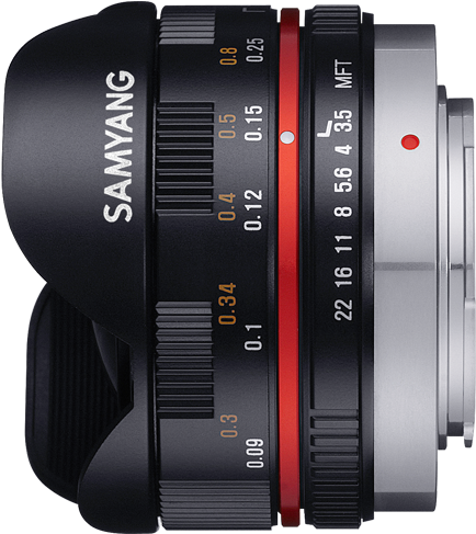 1570249622 - Samyang 7.5mm F3.5 Fish-eyes Lens (750x540), Png Download