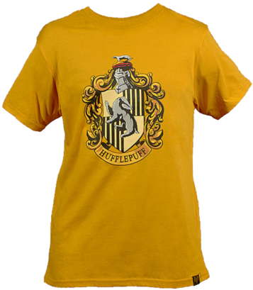 The Exhibition Mens Hufflepuff™ T-shirt - Follow Your Dreams Shirt (358x454), Png Download