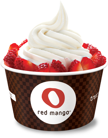 Frozen Transparent Png Pictures - Red Mango Creamy Peanut Butter Frozen Yogurt (391x570), Png Download