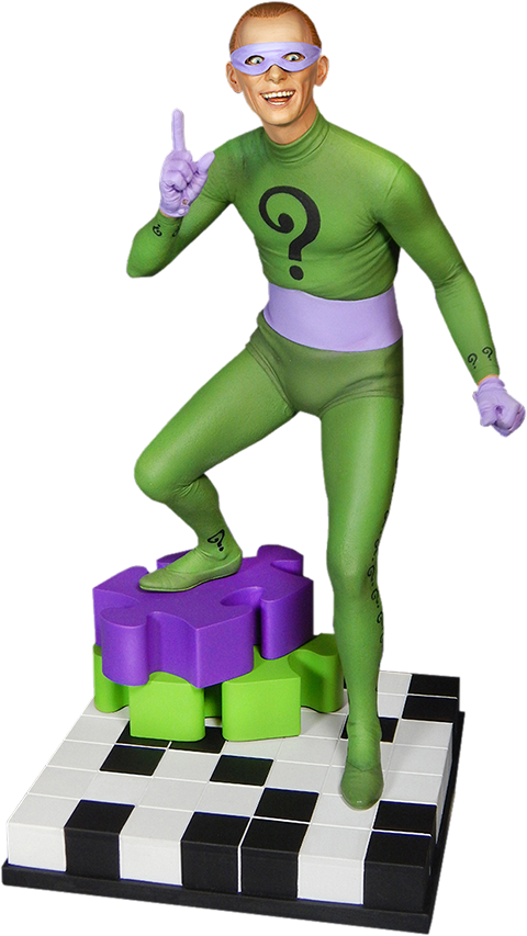 Riddler - Batman Returns - Catwoman Maquette Statue (480x853), Png Download