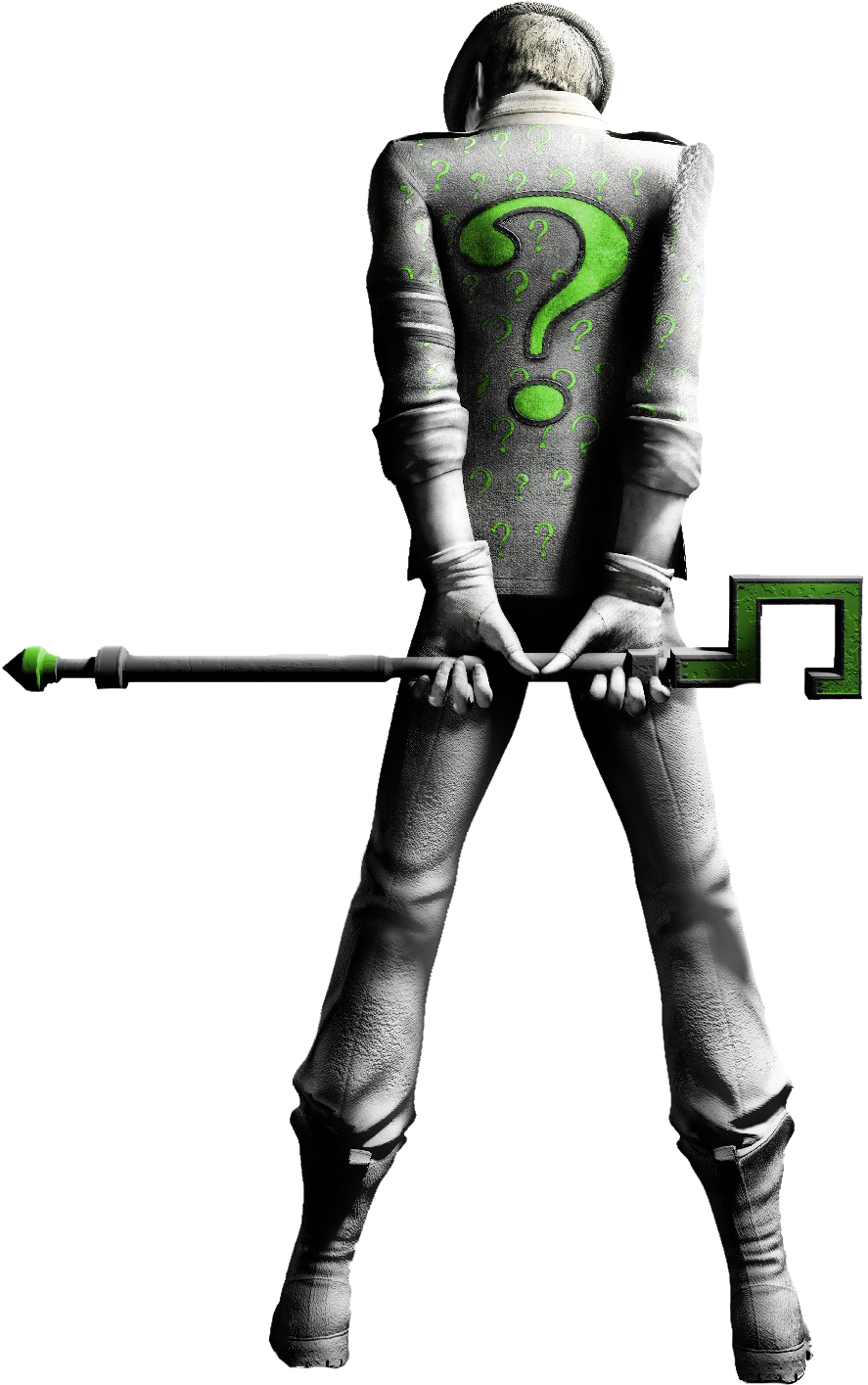 Latest Batman Riddler, Batman Arkham City, Gotham, - Riddler Arkham City (1087x1518), Png Download
