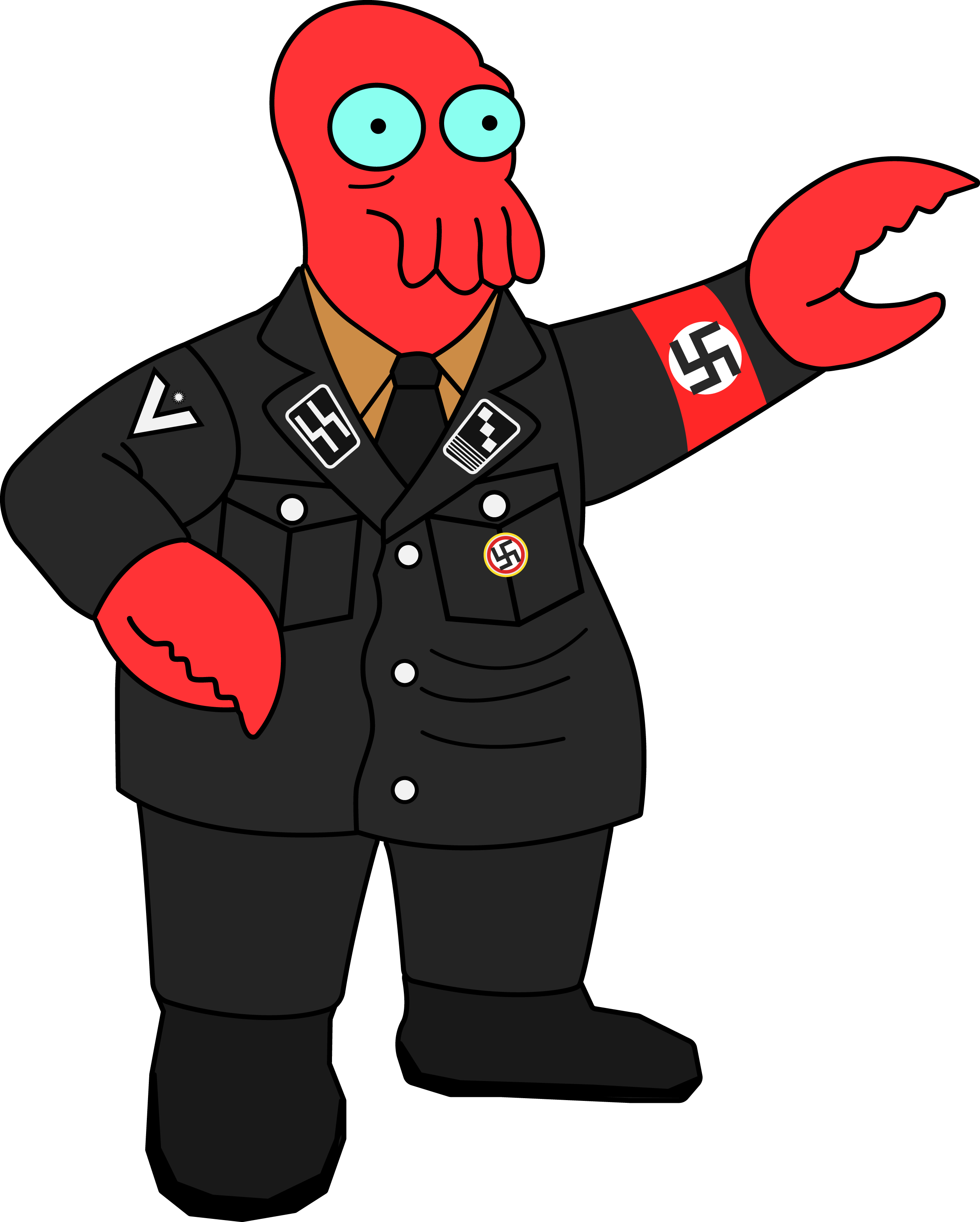 Sturmhauptführer Zoidberg - Imgur Llc (2509x3128), Png Download
