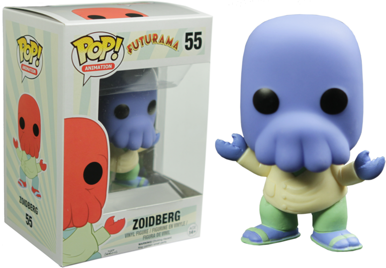 Zoidberg Alternate Universe Blue Pop Vinyl Figure - Pop Futurama Zoidberg Blue (768x533), Png Download