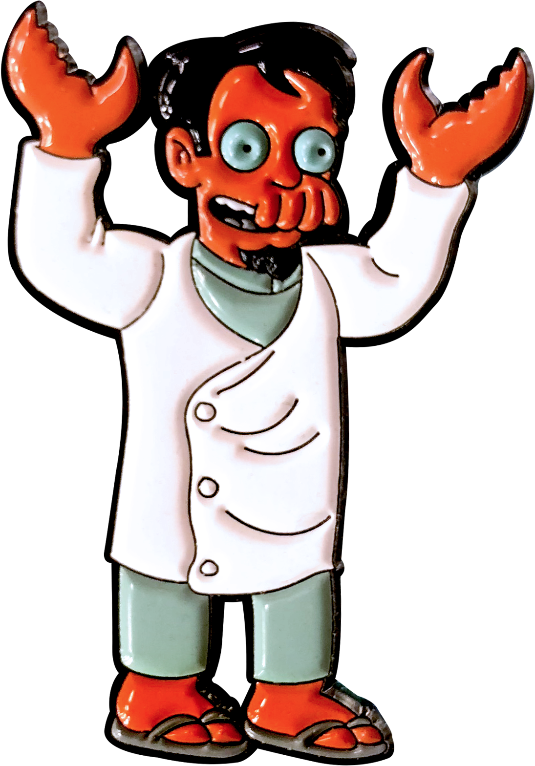 Thumbs Dr Nick X Futurama Pin - A Shop Called Quest (2700x1800), Png Download