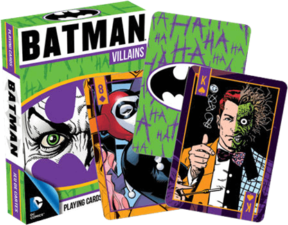 Dc Comics Batman Villains Playing Cards - Dc Comics | Batman Villains Playing Cards (415x415), Png Download