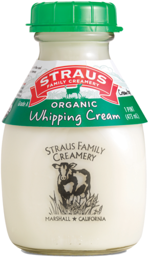 Share - Strauss Family Heavy Cream (500x500), Png Download