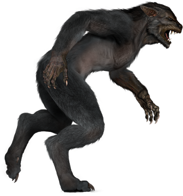 Tiktik - Wolfman Png (384x400), Png Download