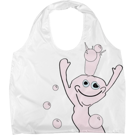 Milk's Plastic Bag $38 - Cartoon (455x455), Png Download