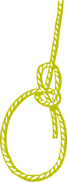 Rope Knot End Clip Art At Clker - Simpul Tali Png (222x596), Png Download
