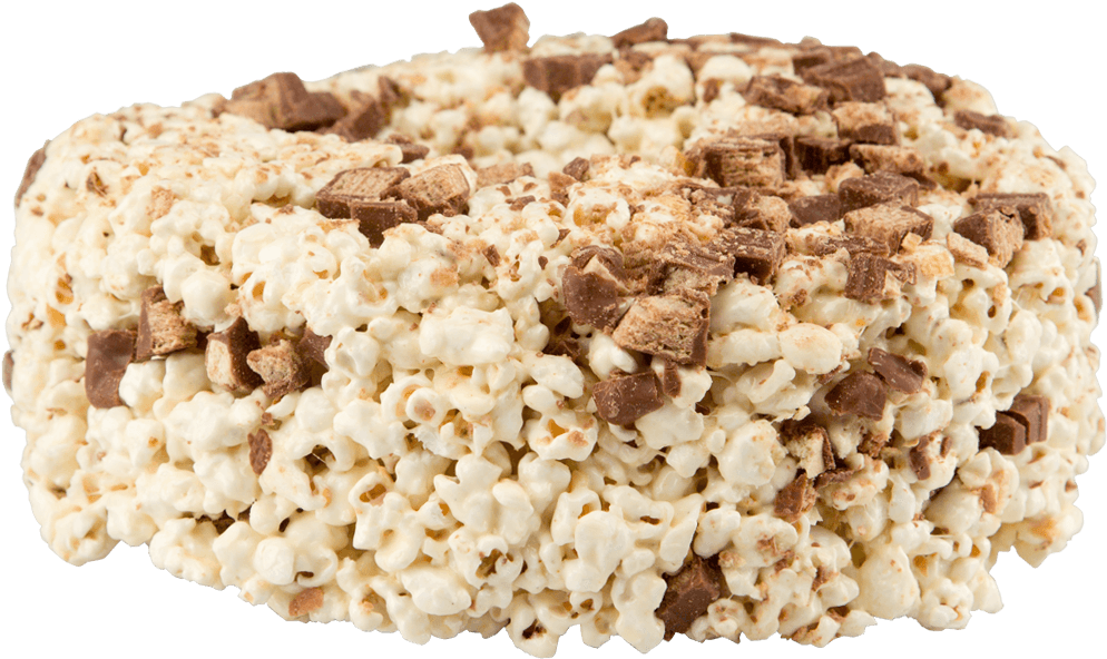 Farmer Jon's Popcorn Cakes With Chopped Kit Kat & Twix - Twix (1400x1400), Png Download