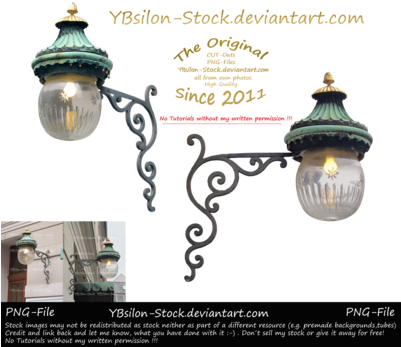 Victorian Lamp Png By Ybsilon-stock - Portable Network Graphics (400x362), Png Download