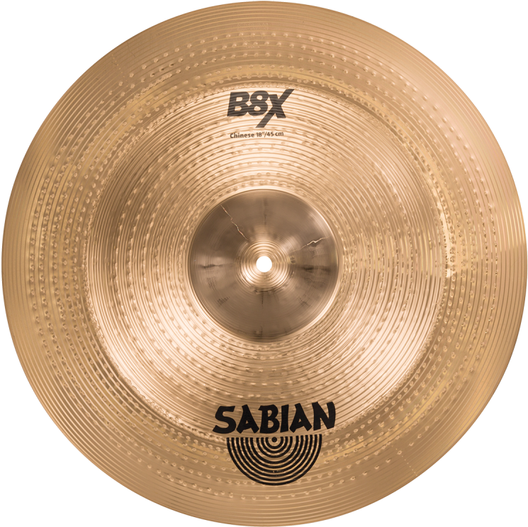 Sabian B8x Chinese Cymbal 18" Zildjian (460x460), Png Download