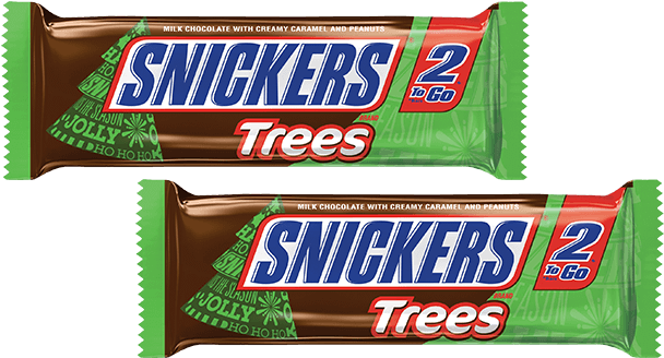 Snickers King Size Holiday Candy Bars For Just $0 - Snickers Candy, Trees, 2 To Go - 24 Pack, 2.83 Oz Pkgs (720x500), Png Download