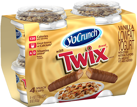 Available In - - Twix Yogurt (600x359), Png Download