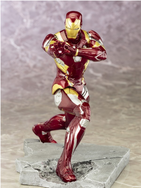 Zoom - Kotobukiya Captain America: Civil War Movie Iron Man (380x380), Png Download