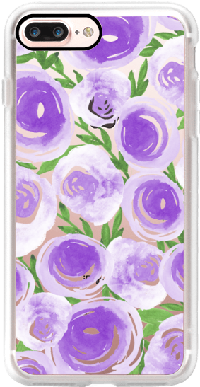 Casetify Iphone 7 Plus Classic Grip Case - Garden Roses (282x560), Png Download
