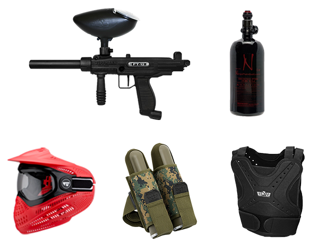 Realistic Equipment - Tippmann Ft-12 Flip Top Paintball Marker Black (736x528), Png Download