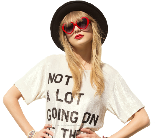 Who Is Taylor Swift - Taylor Swift Not A Lot Going (527x480), Png Download