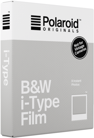Polaroid B&w Film Für I-type - Color Film With White Borders For I-type Cameras (356x500), Png Download