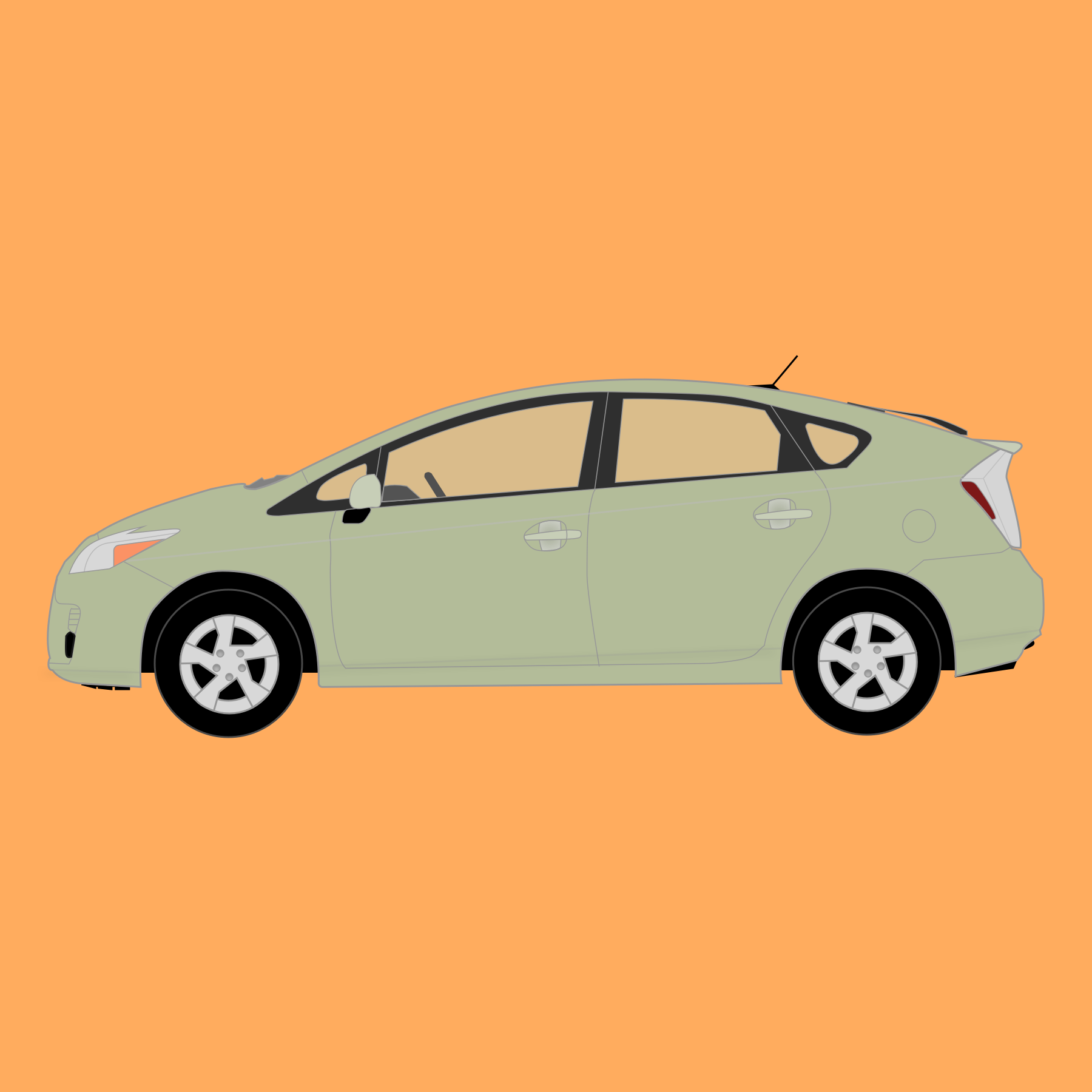 24- Toyota Prius - Toyota Canada Inc. (1800x1800), Png Download