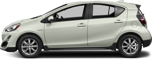 Two 2018 Toyota Prius C Hatchback Two - 2017 Toyota Prius One (640x249), Png Download