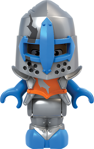 Blue Arrow Knight - Robot (317x500), Png Download