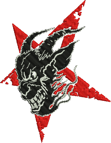 Label - Baphomet Tattoo (370x475), Png Download
